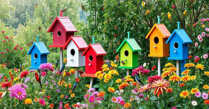 Casinhas de Passarinhos para Jardim Casinhas de Passarinhos para Jardim