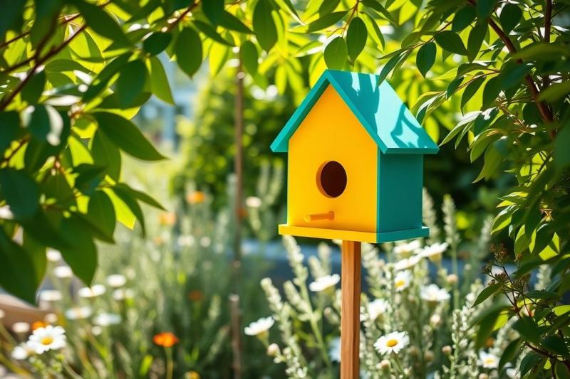 Como Montar uma Casa de Passarinho no Jardim e Atrair Aves